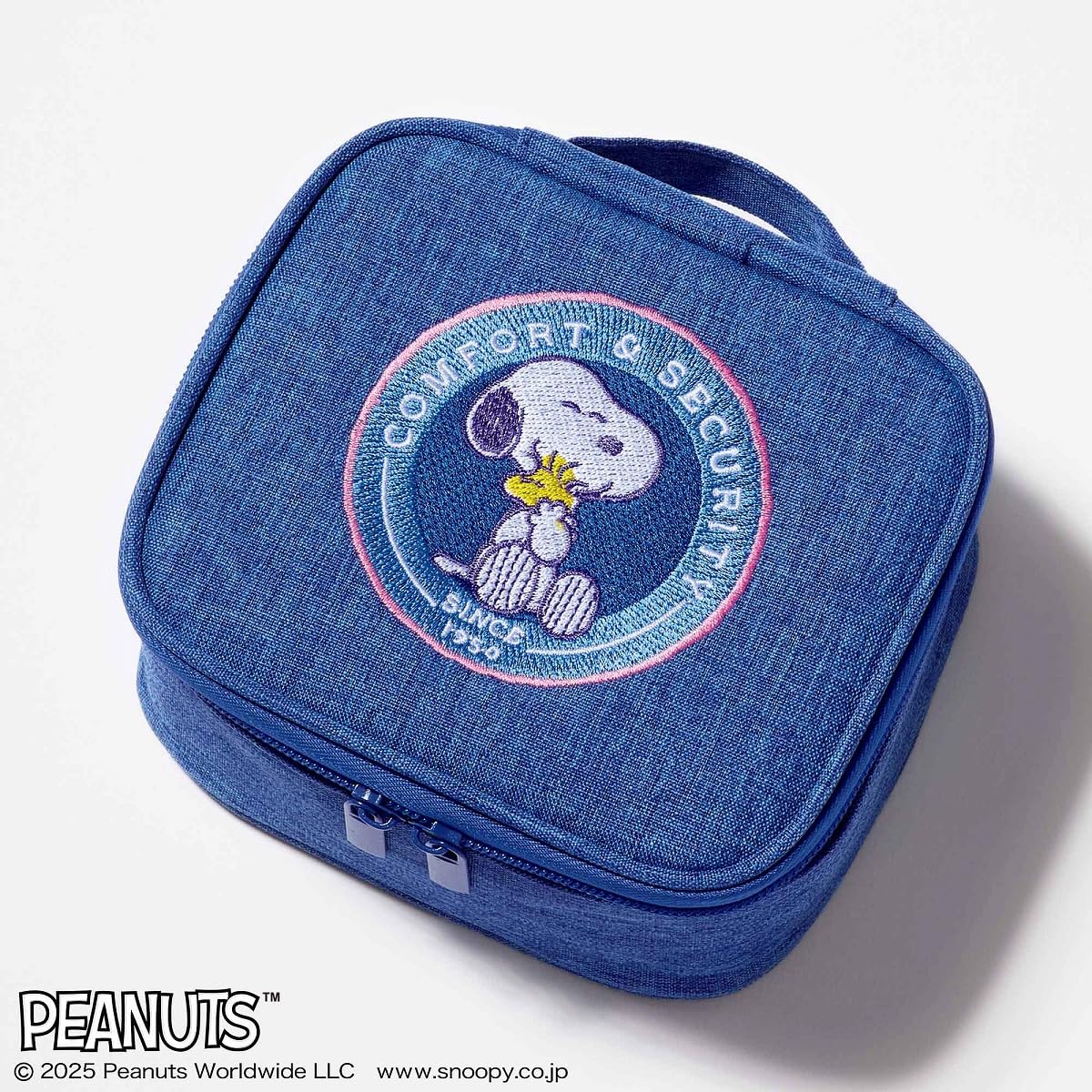 SNOOPY刺繡圖案收納包