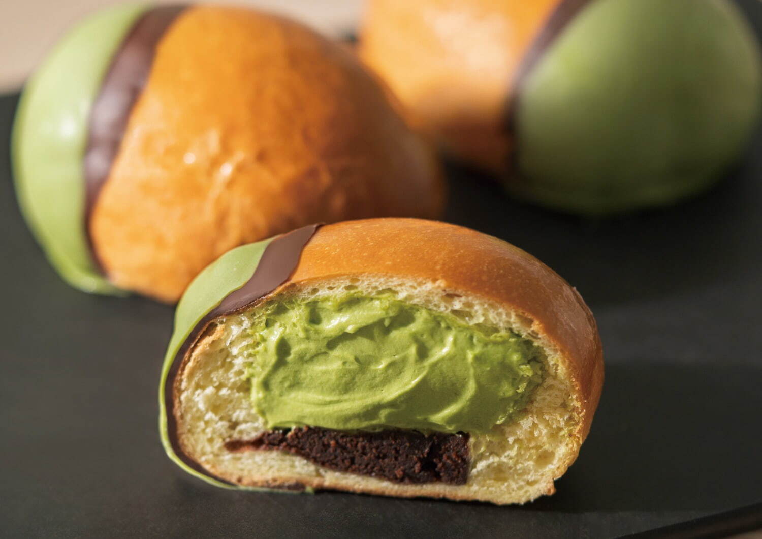 GODIVA Bakery 松坂屋名古屋店限定販售商品_西尾抹茶的栗子麵包_西尾抹茶のどんぐりぱん