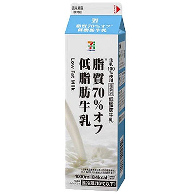 นม 7-Eleven Low Fat Milk