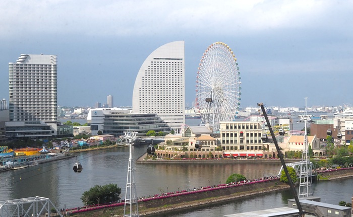 YOKOHAMA AIR CABIN กระเช้าลอยฟ้าชมวิวเมืองโยโกฮาม่า