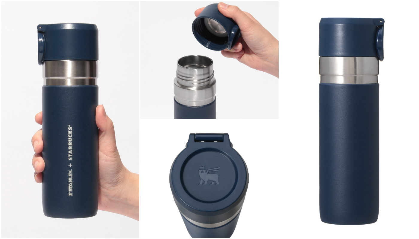 日本星巴克_STARBUCKS_CATCH THE BLUE BREEZE_ステンレスボトルSTANLEYネイビー_不鏽鋼隨身瓶 STANLEY 海軍藍