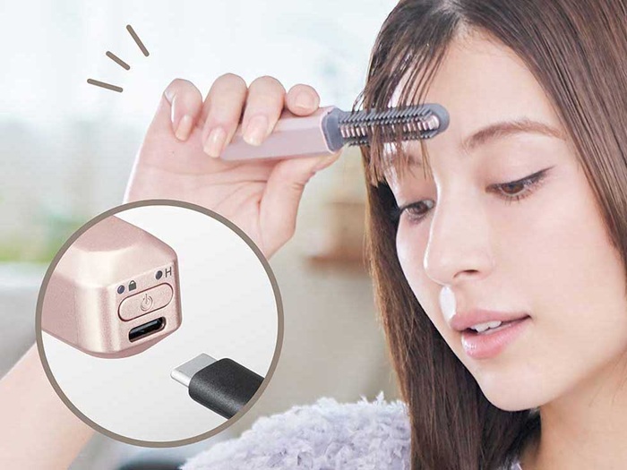 瀏海無線離子燙 使用方式