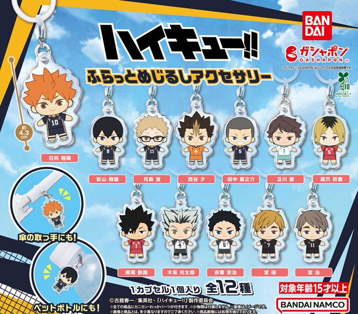 《排球少年》掛飾