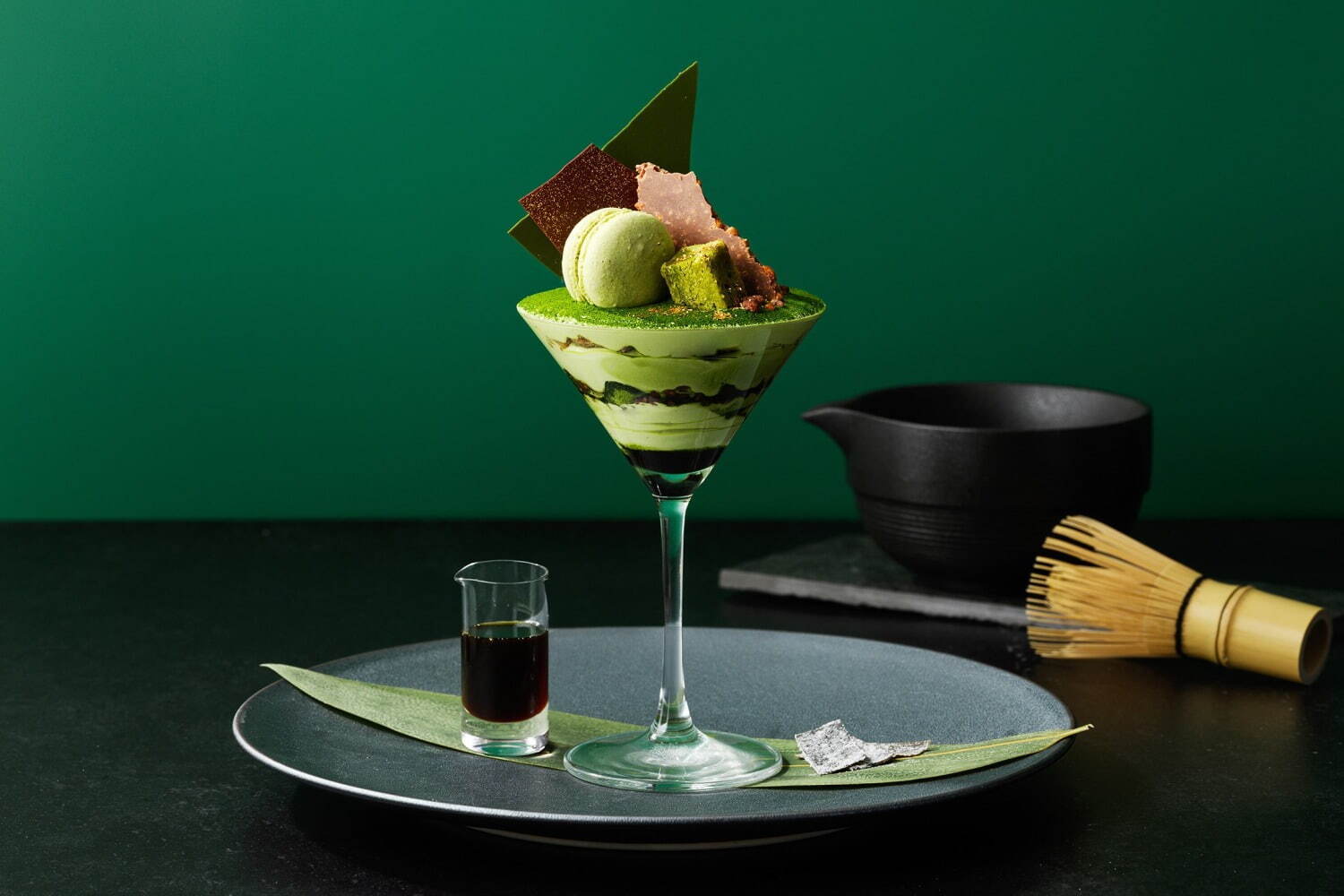 2025年6月_美麗甜點_Anniversaire Café Omotesando_宇治抹茶聖代佐黑糖蜜與鹽漬昆布