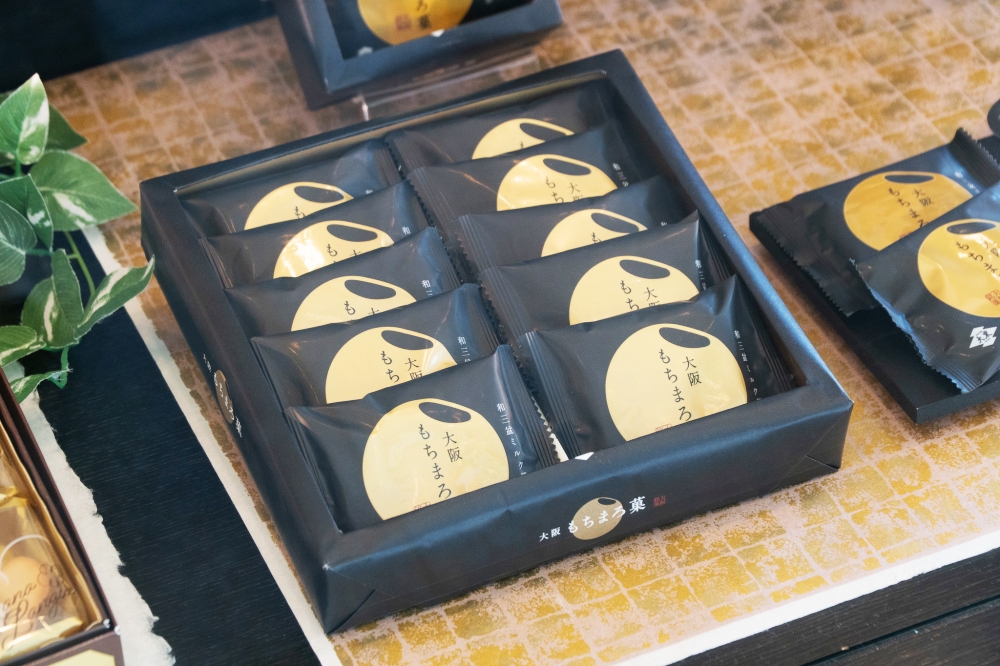 阿彌陀池大黑明星商品二：和三盆牛奶饅頭 大阪麻糬餅 