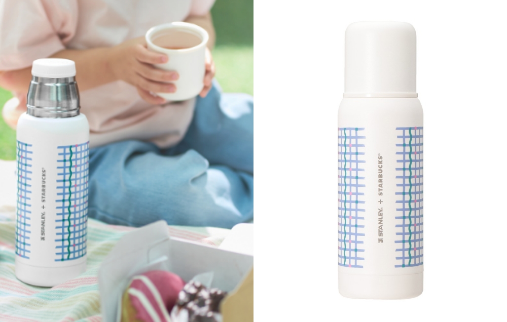 コップ付ステンレスボトルSTANLEYチェック503ml