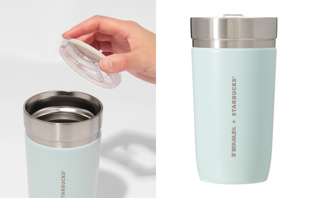 ステンレスタンブラーSTANLEYライトブルー473ml