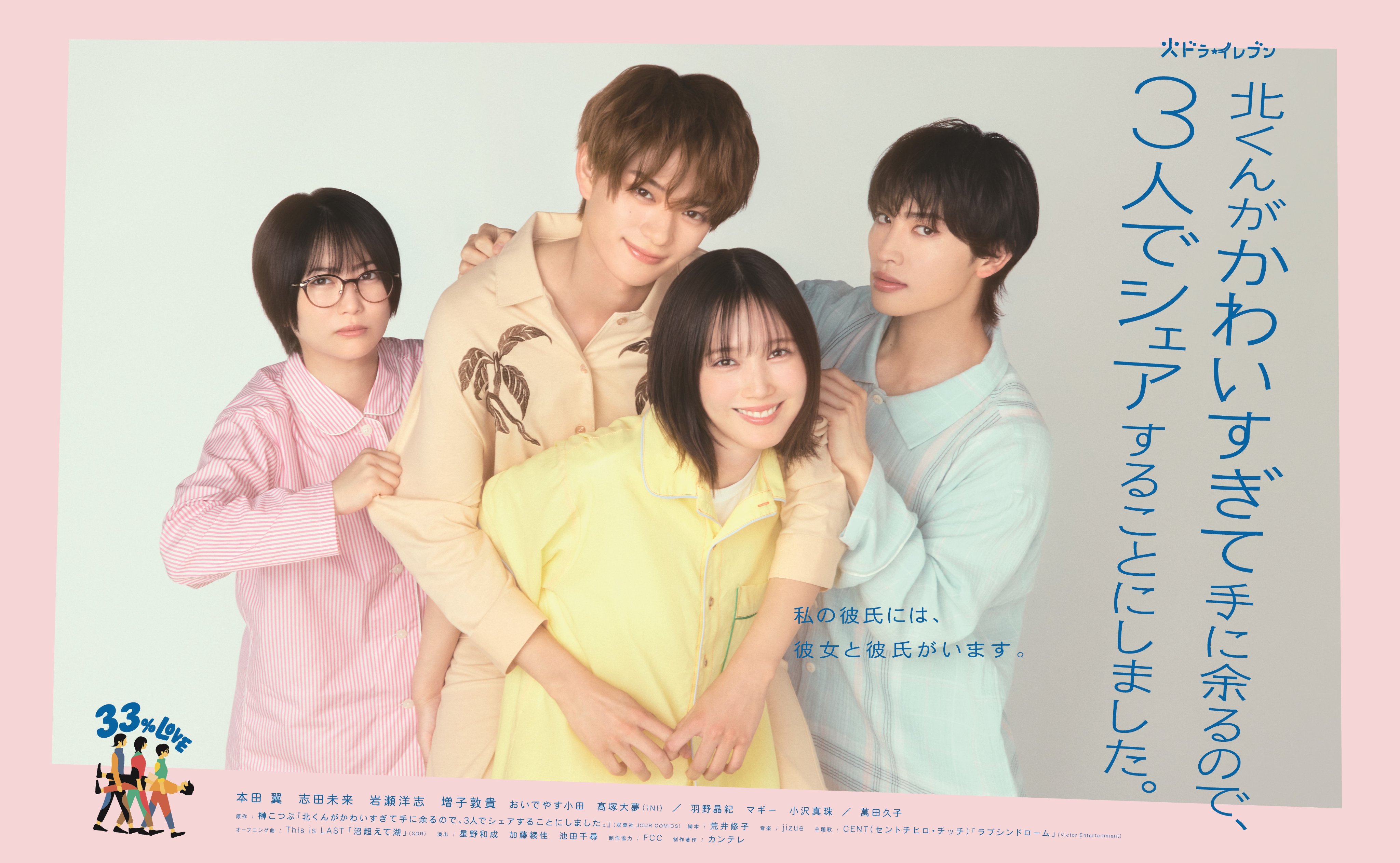 《因為北君太可愛了,我們決定3人共享這份幸福。》