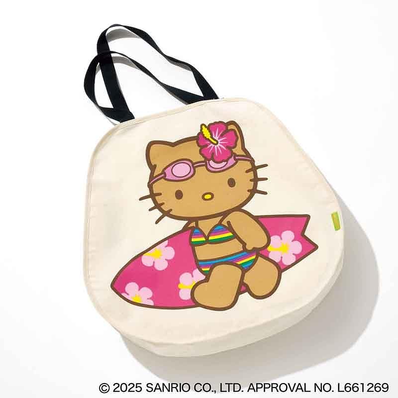 HELLO KITTY晒黑系列托特包