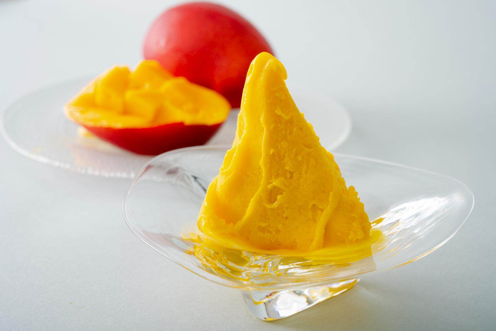 赤坂おぎ乃 和甘_赤板荻野 和甘_芒果義式冰淇淋