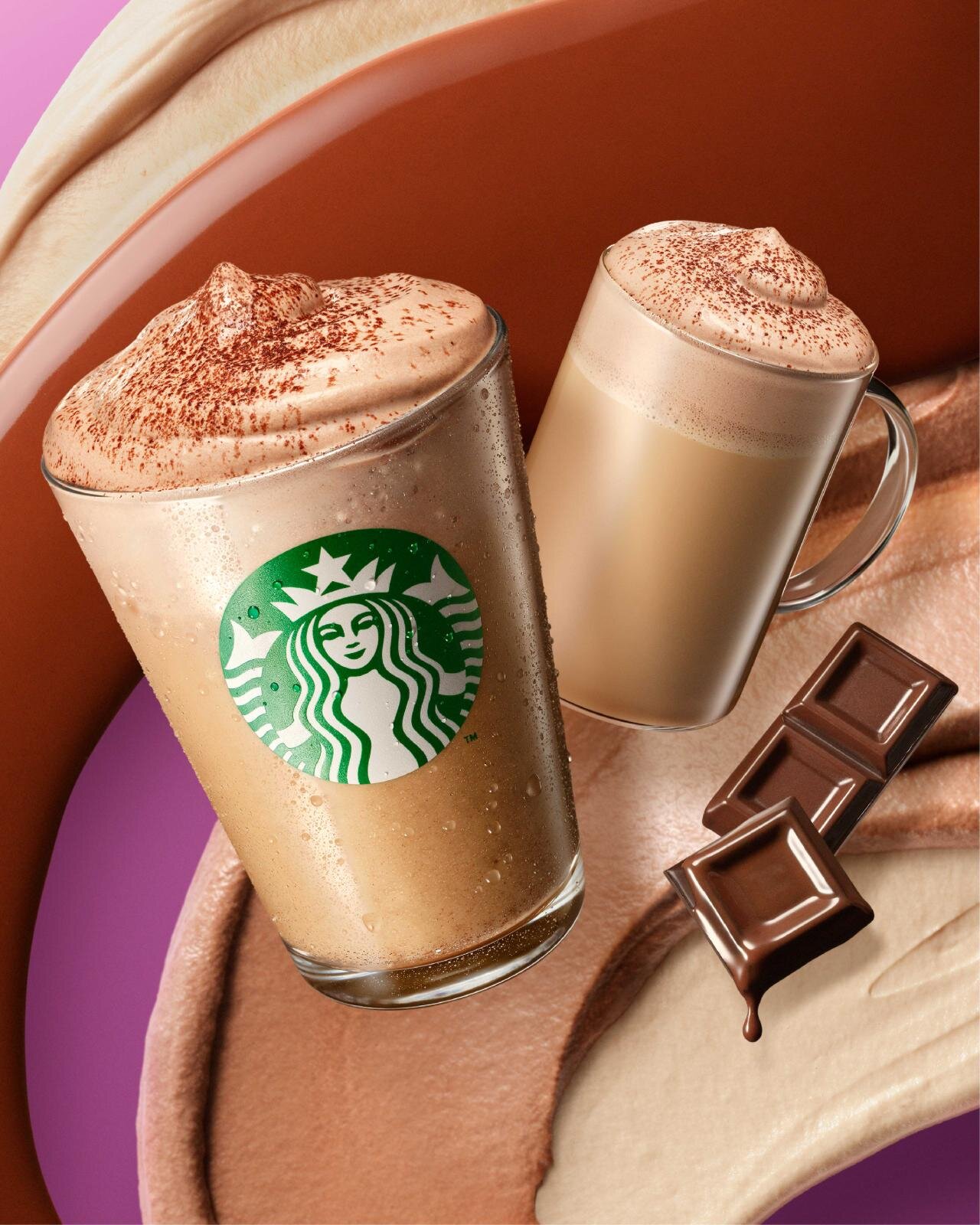 星巴克_日本星巴克 2025 年秋季飲品_チョコレート ムース ラテ_巧克力慕斯拿鐵