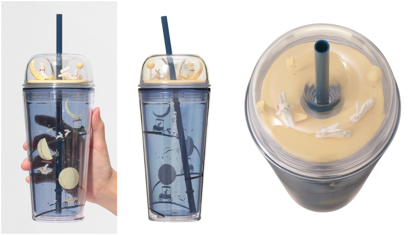 日本星巴克_STARBUCKS_BUNNY BRINGS JOY_オータムフェスティバル2025コールドカップタンブラーラビットフィギュア_2025 秋季祭典 冷飲隨行杯 兔子裝飾