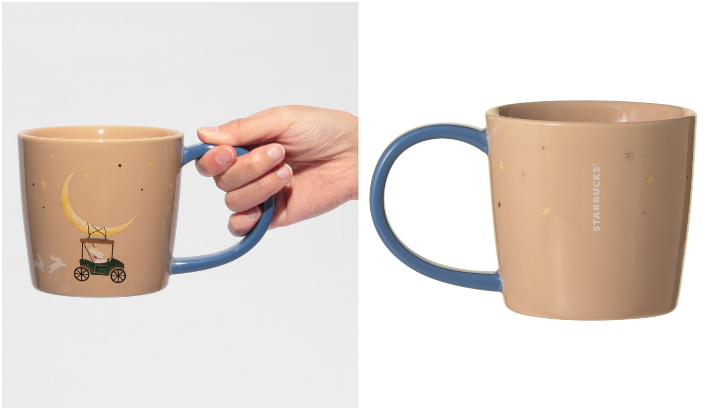 日本星巴克_STARBUCKS_BUNNY BRINGS JOY_ータムフェスティバル2025マグムーンベージュ_2025 秋季祭典 馬克杯 月亮米色