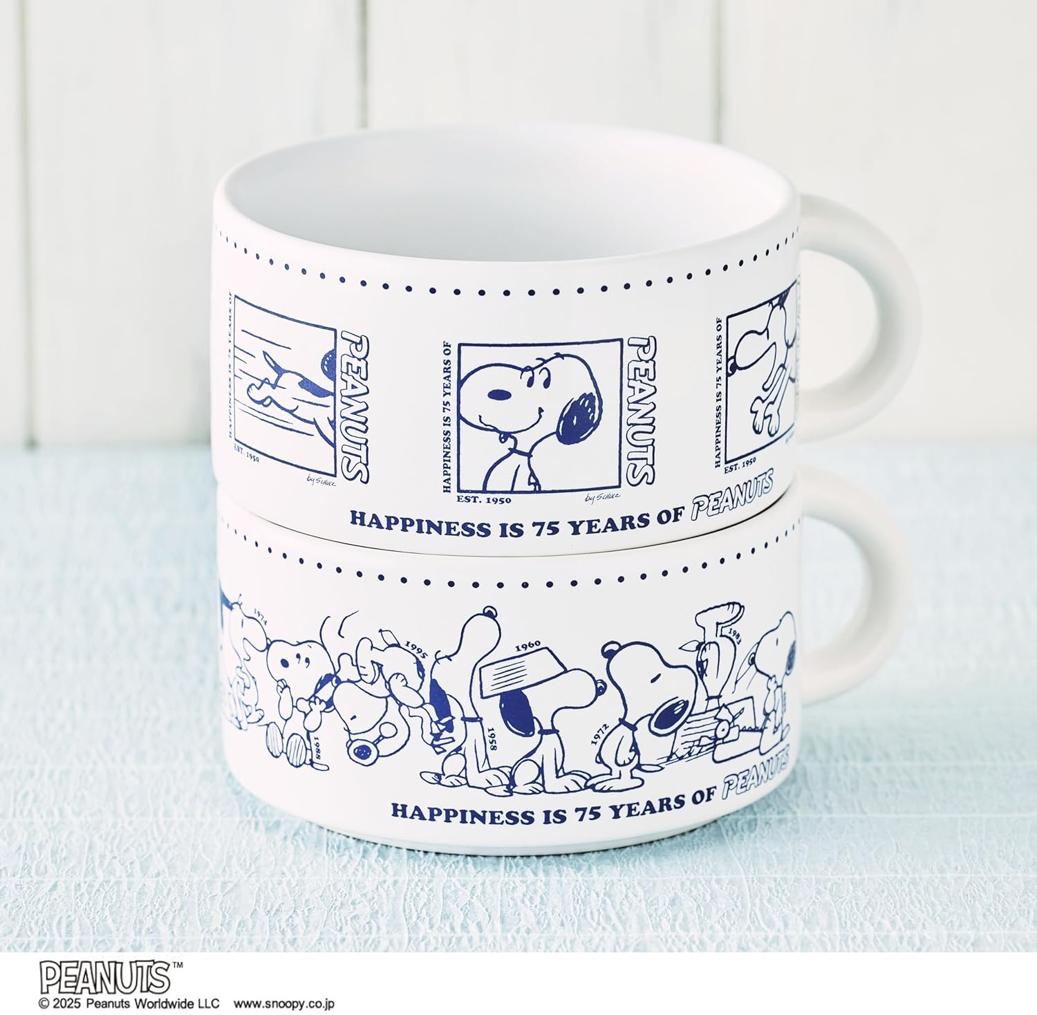 SNOOPY馬克杯2入組