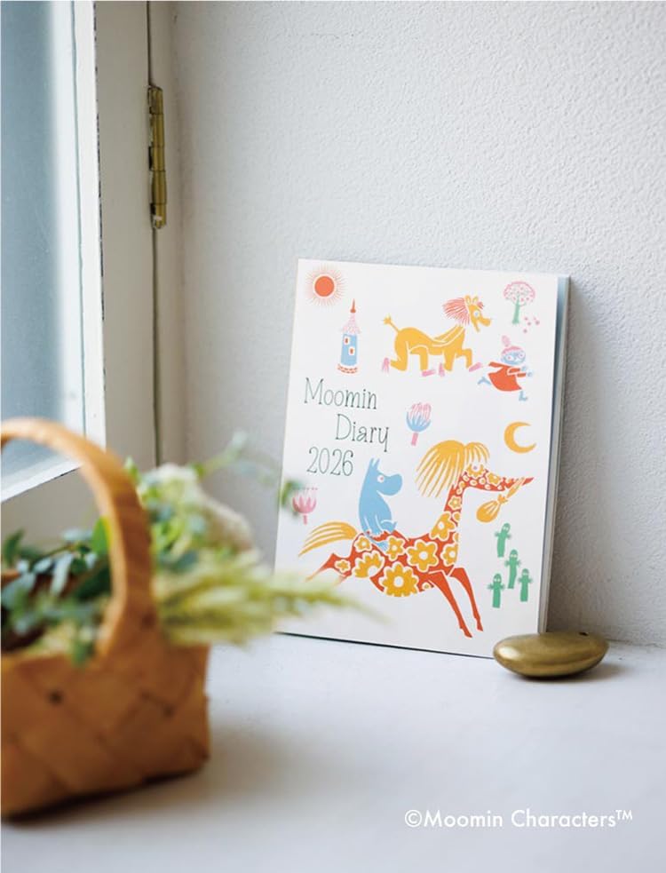 MOOMIN慕敏家族2026年日記本＆貼紙