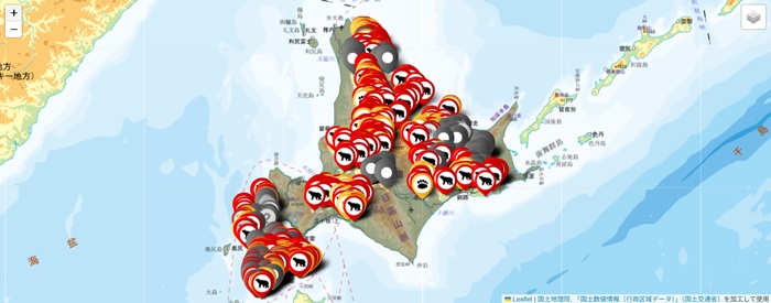 北海道熊出沒狀況