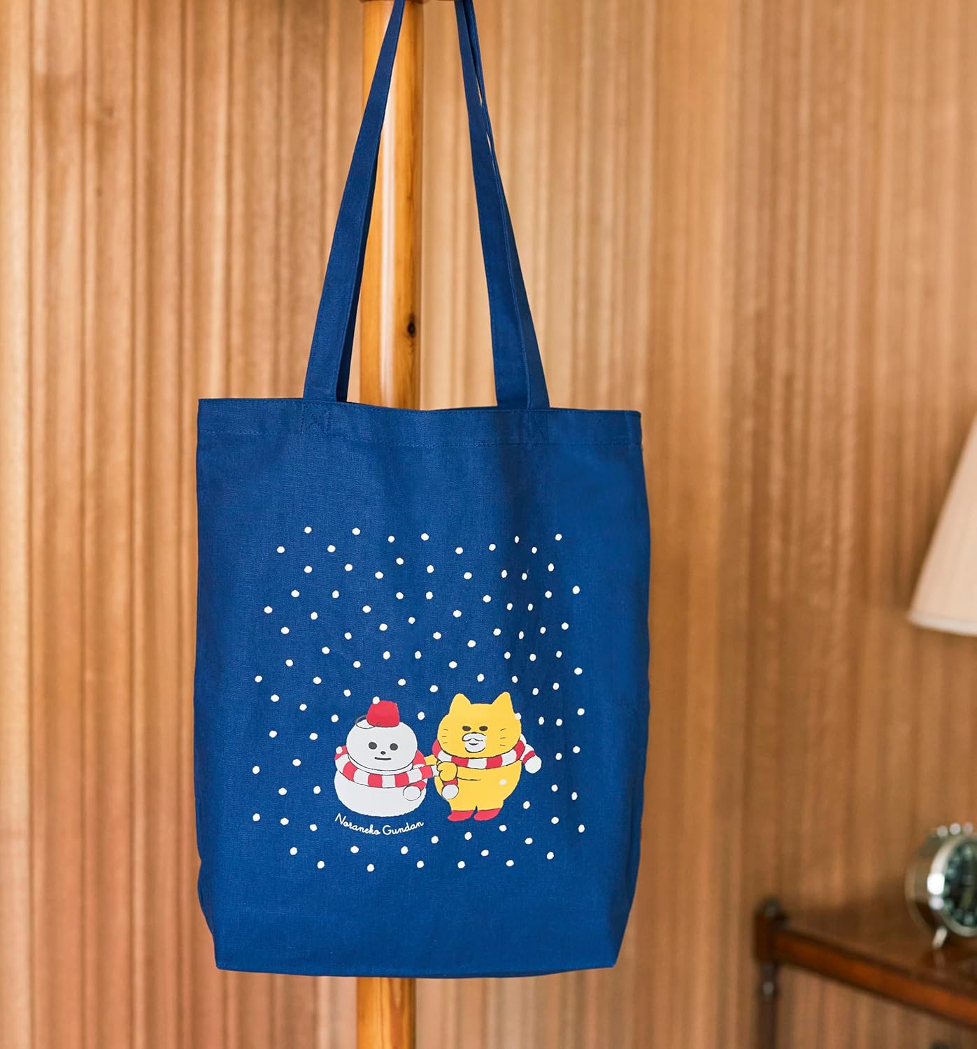 野猫军团冬季图案托特包