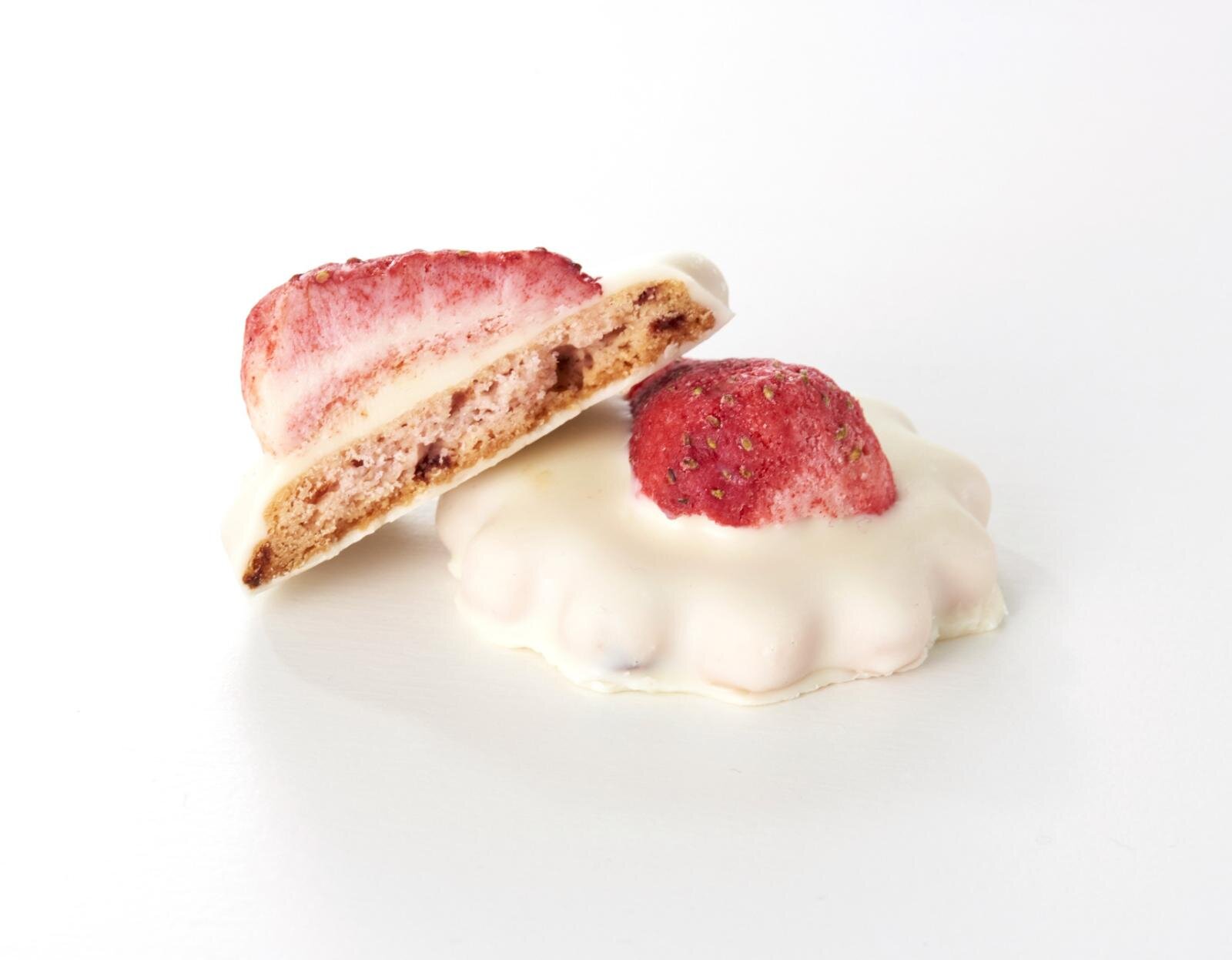 コロンバン_colombin_像是草莓奶油蛋糕一般的餅乾