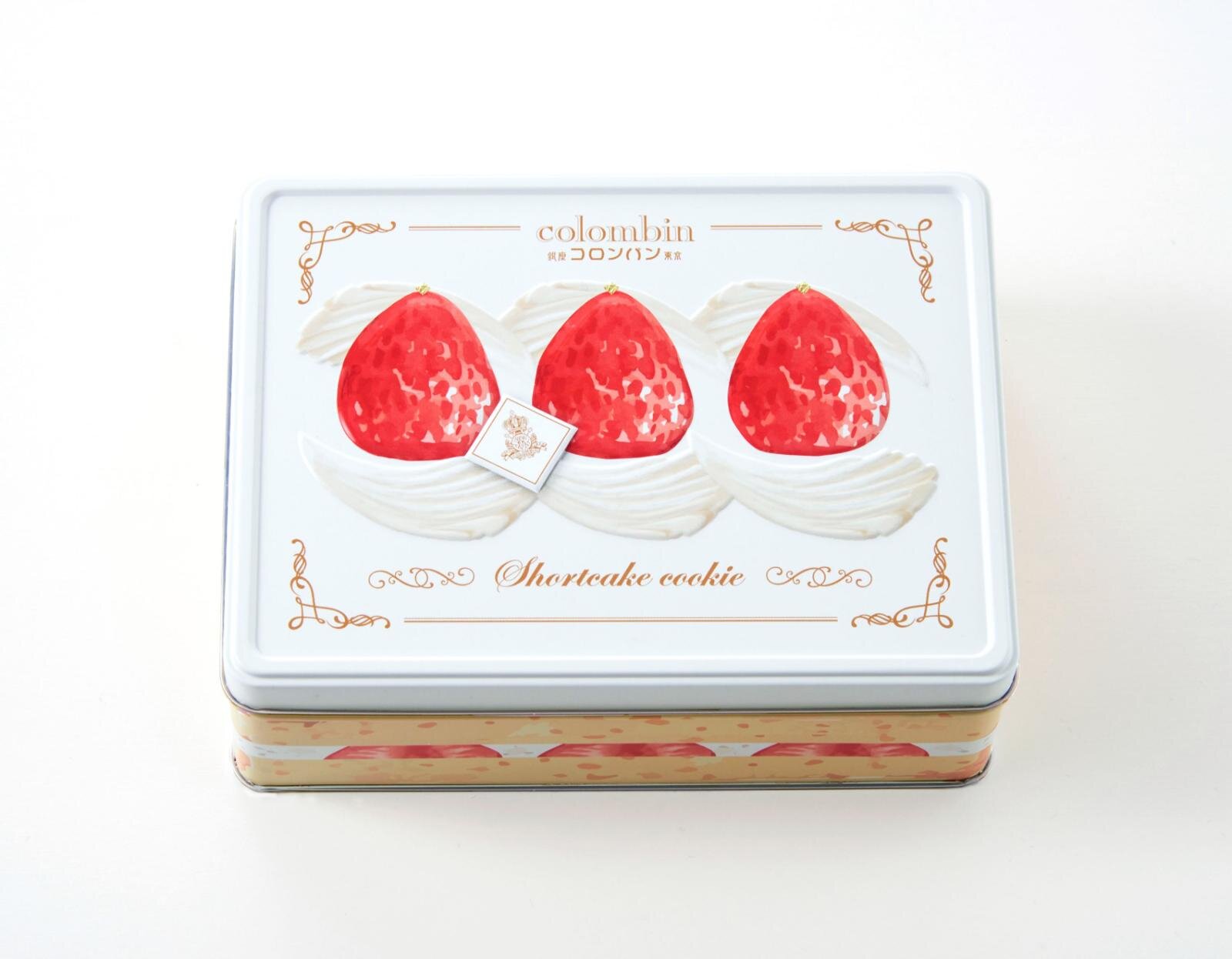 コロンバン_colombin_草莓奶油蛋糕鐵罐