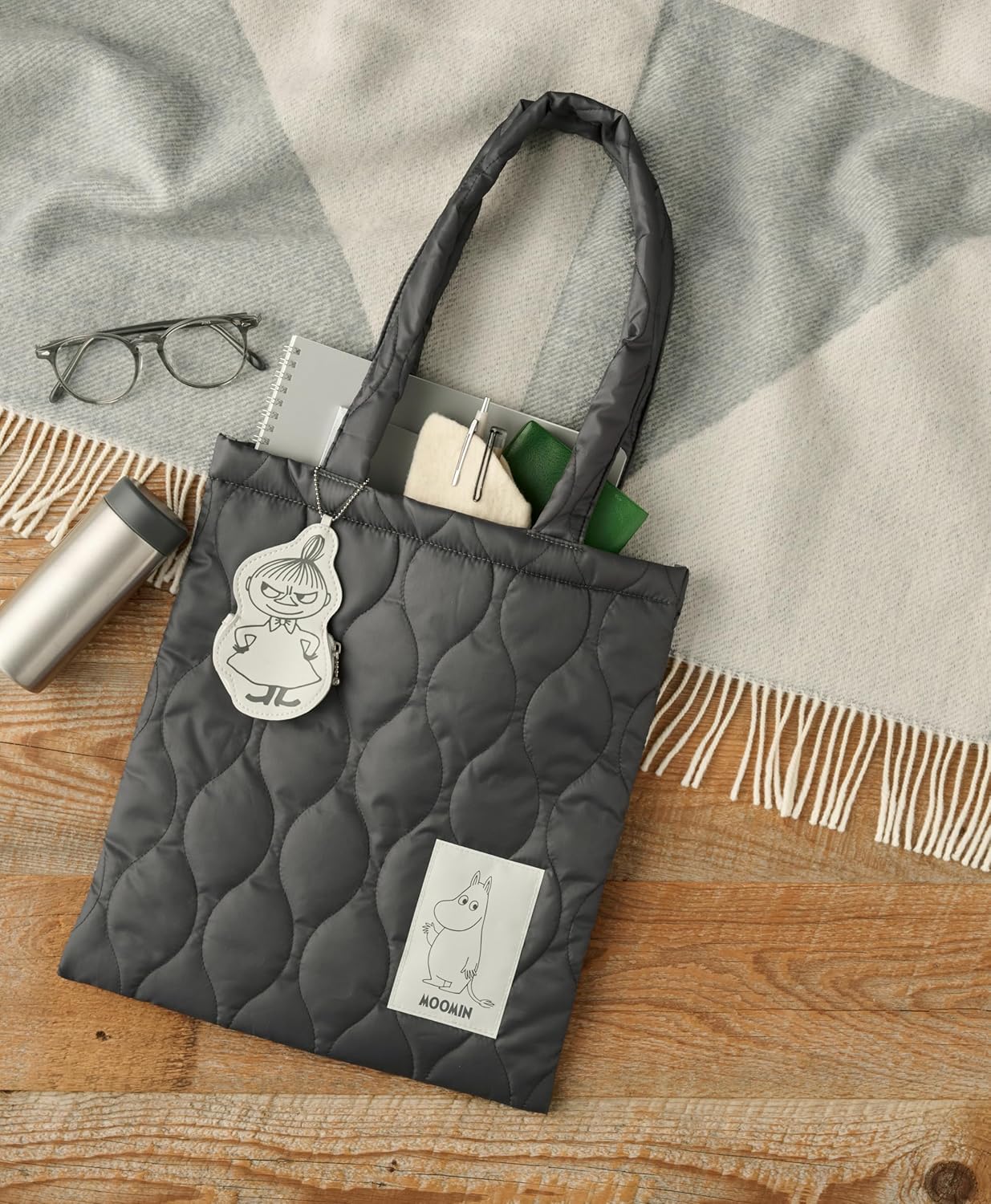 MOOMIN慕敏家族大提袋&小不点造型收纳包