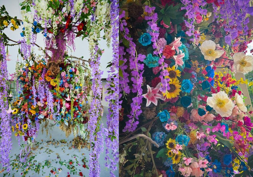 梅交軒《殘照》意象圖