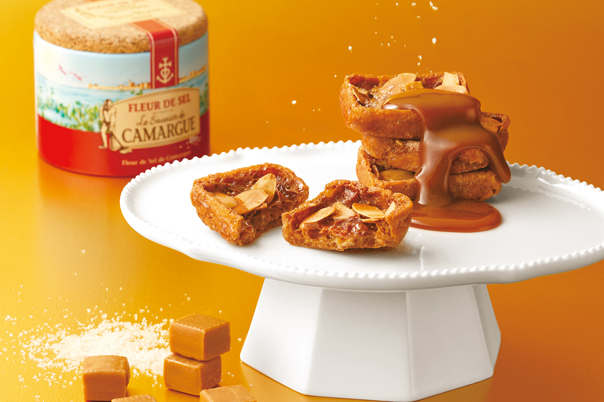 焦糖杏仁泡芙磚