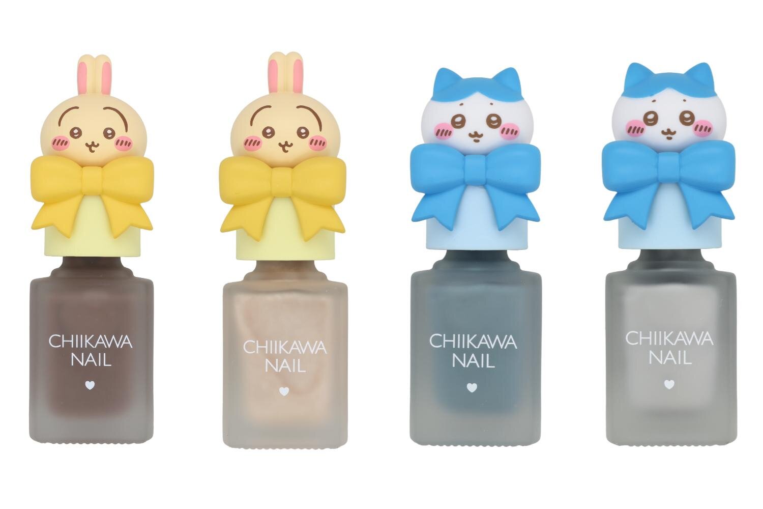 (左から)ちいかわ ネイルカラー 13,14,15,16 各1,320円＜新製品＞