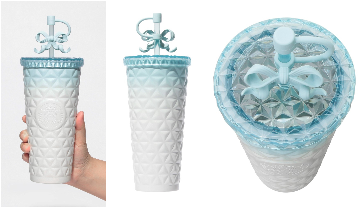 日本星巴克_季節商品_春季新商品_happy spring days_ステンレスコールドカップタンブラーナチュラルブルーグラデーション_不銹鋼冷飲杯，自然藍漸變色