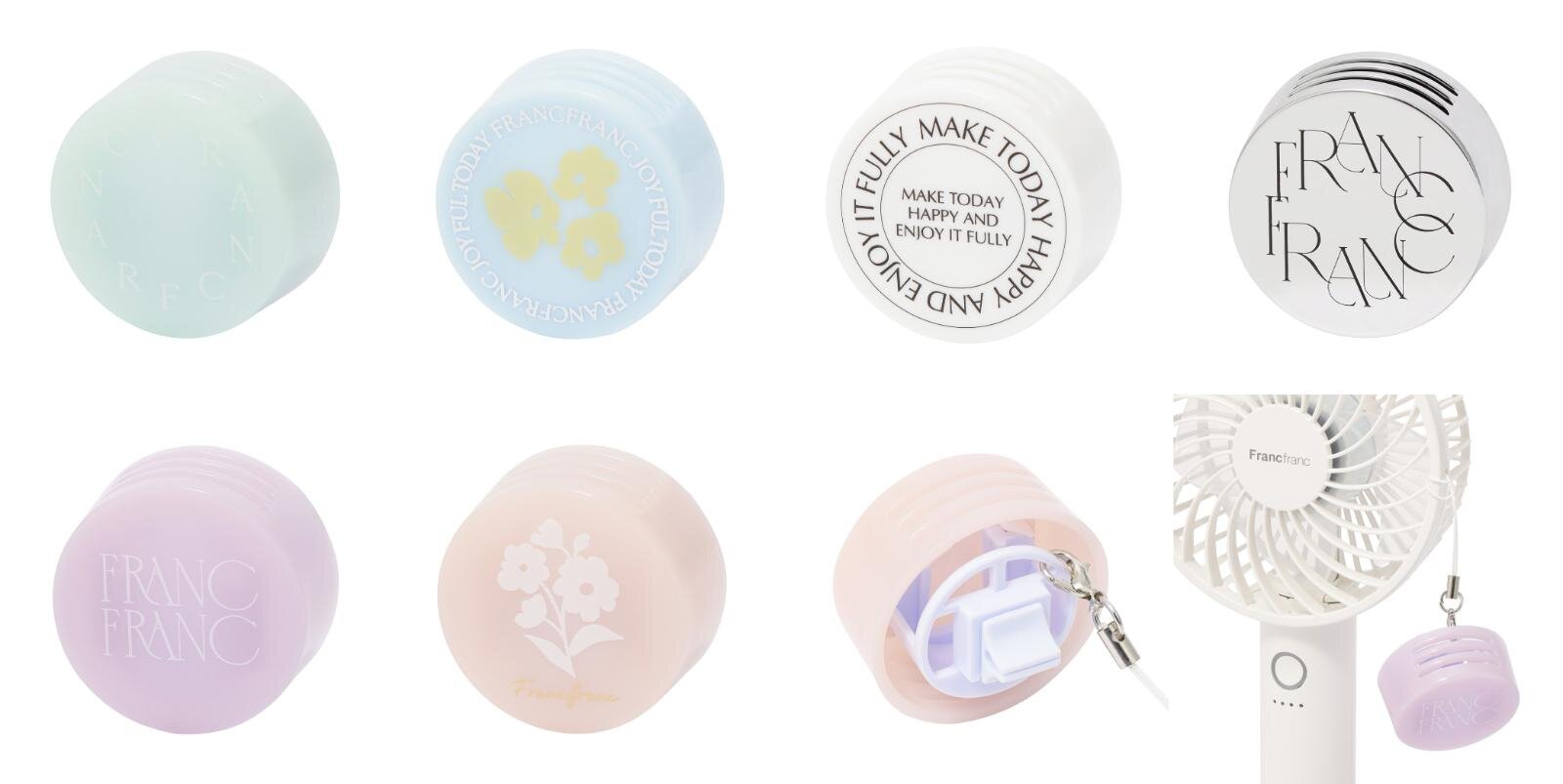 ハンディファン フレグランスクリップ 全6種 各980円