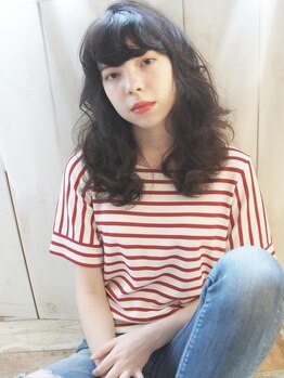 ギャレット 新宿店(Garret)の写真/新宿南口4分!毛量、髪質を見極め作りこむ繊細なカットで小顔効果も★【Cut+リタッチカラー+前処理Tr￥5500】