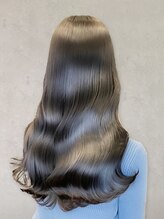 ヴィオドラジェ(vieo dragee)&nbsp;髪質改善カラーくびれロングレイヤーカット小顔アッシュ春カラー