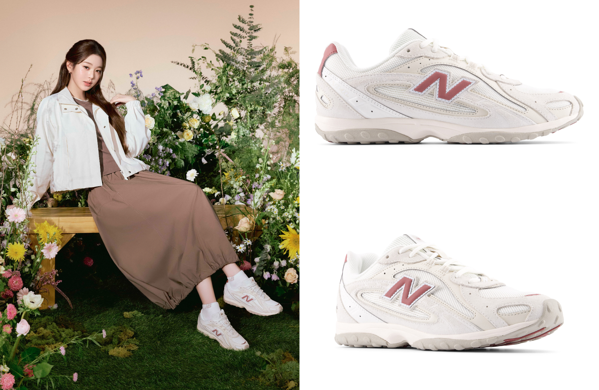 張員瑛搭配New Balance 204L