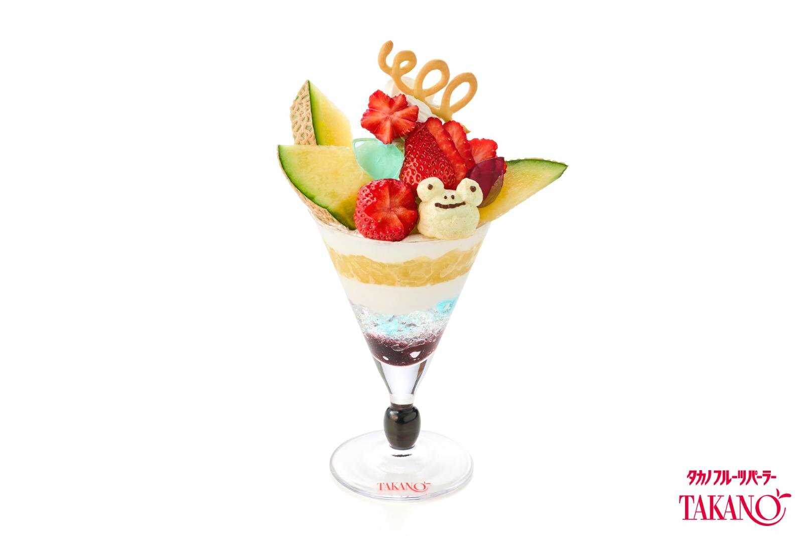 JR名古屋髙島屋店「雫パフェ～マスクメロン・苺～」2,530円