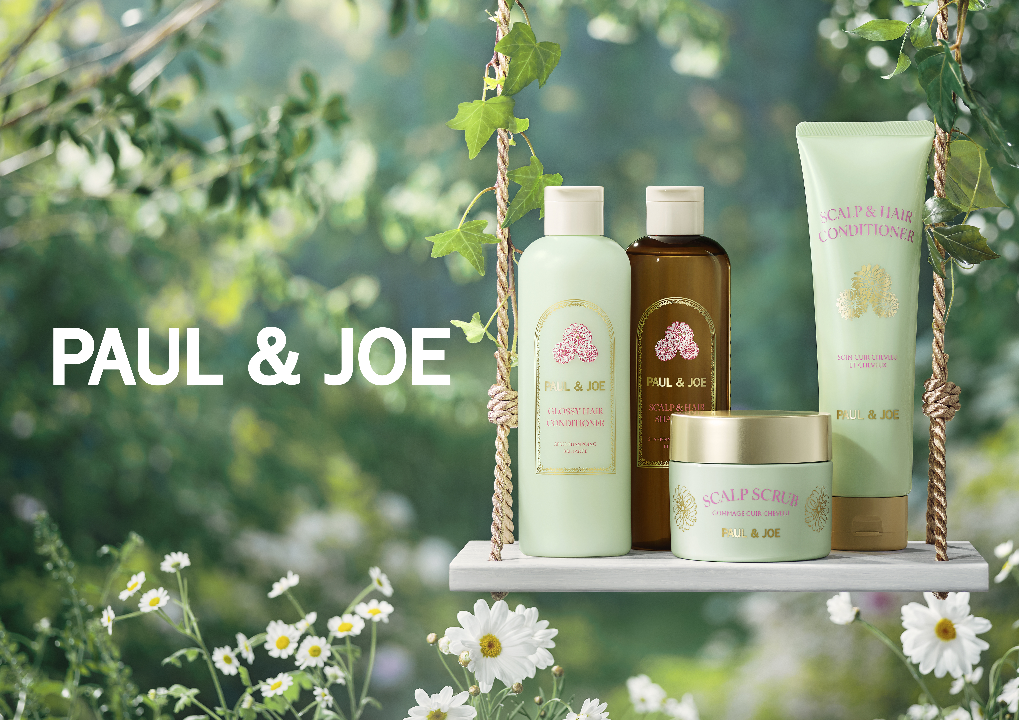 PAUL & JOE凡爾賽花園髮肌護理系列