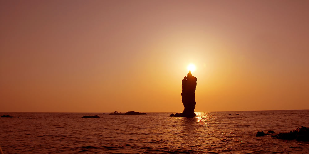 日本離島_島根_隱岐群島_夕陽