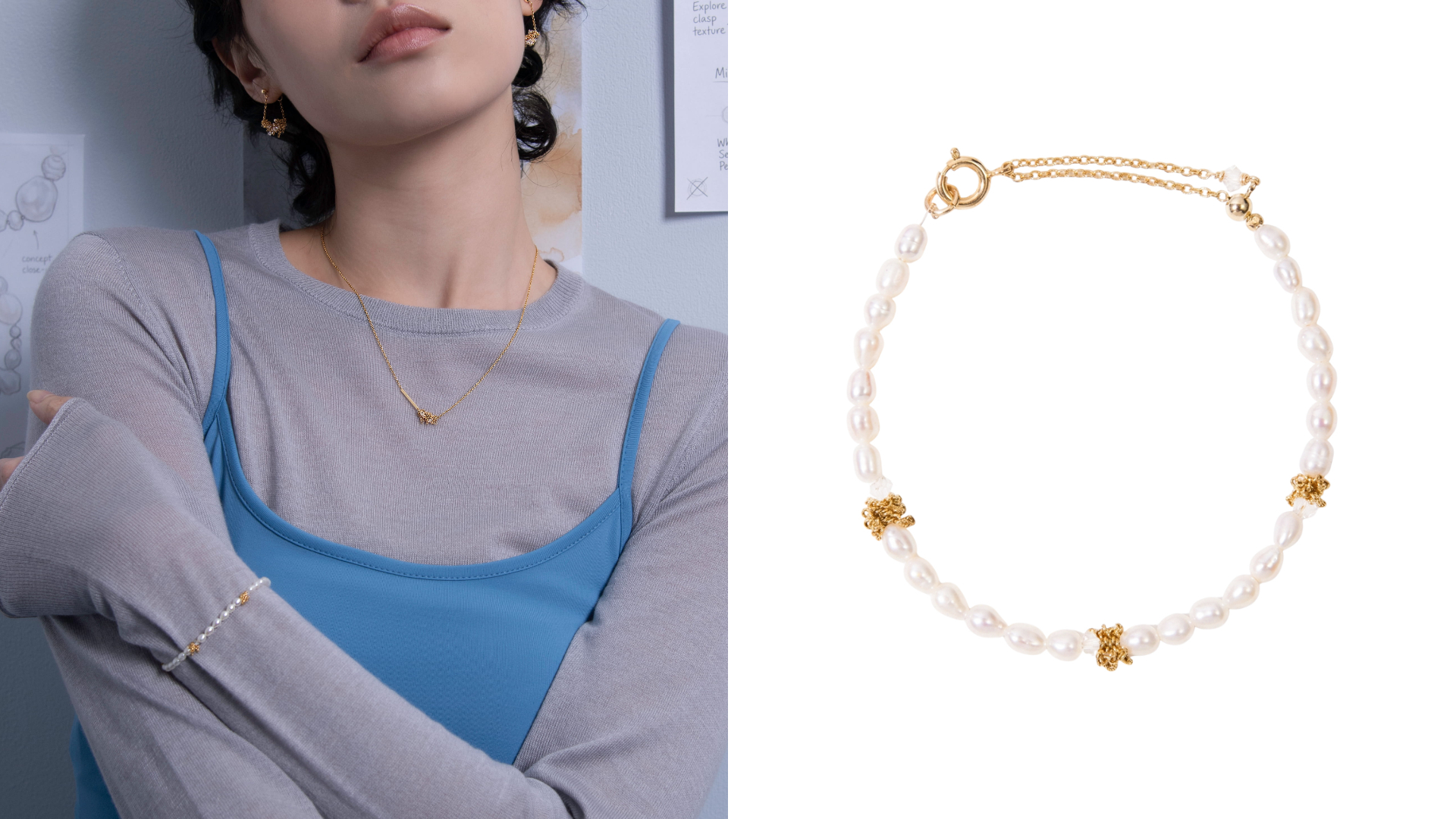 Olivia Yao Jewellery Relationship金穗珍珠手鍊