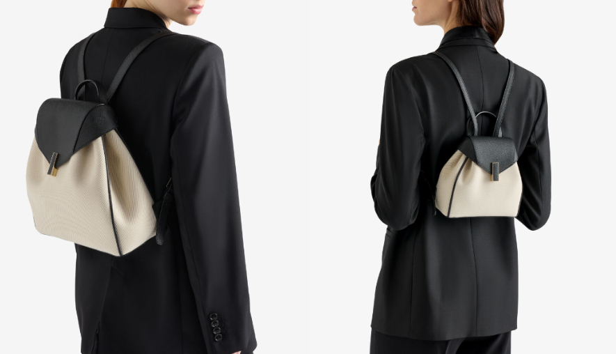Valextra Iside Backpack Canvas後背包