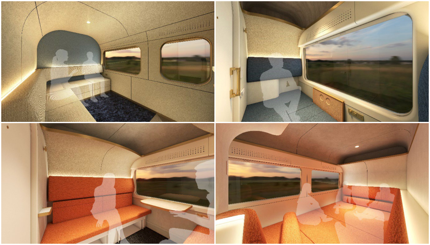 Luna Azul_夜間特急列車_車廂內裝