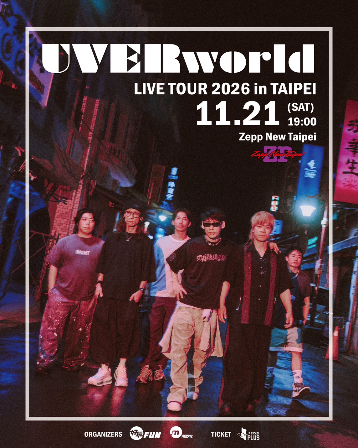 UVERworld LIVE TOUR 2026 in TAIPEI