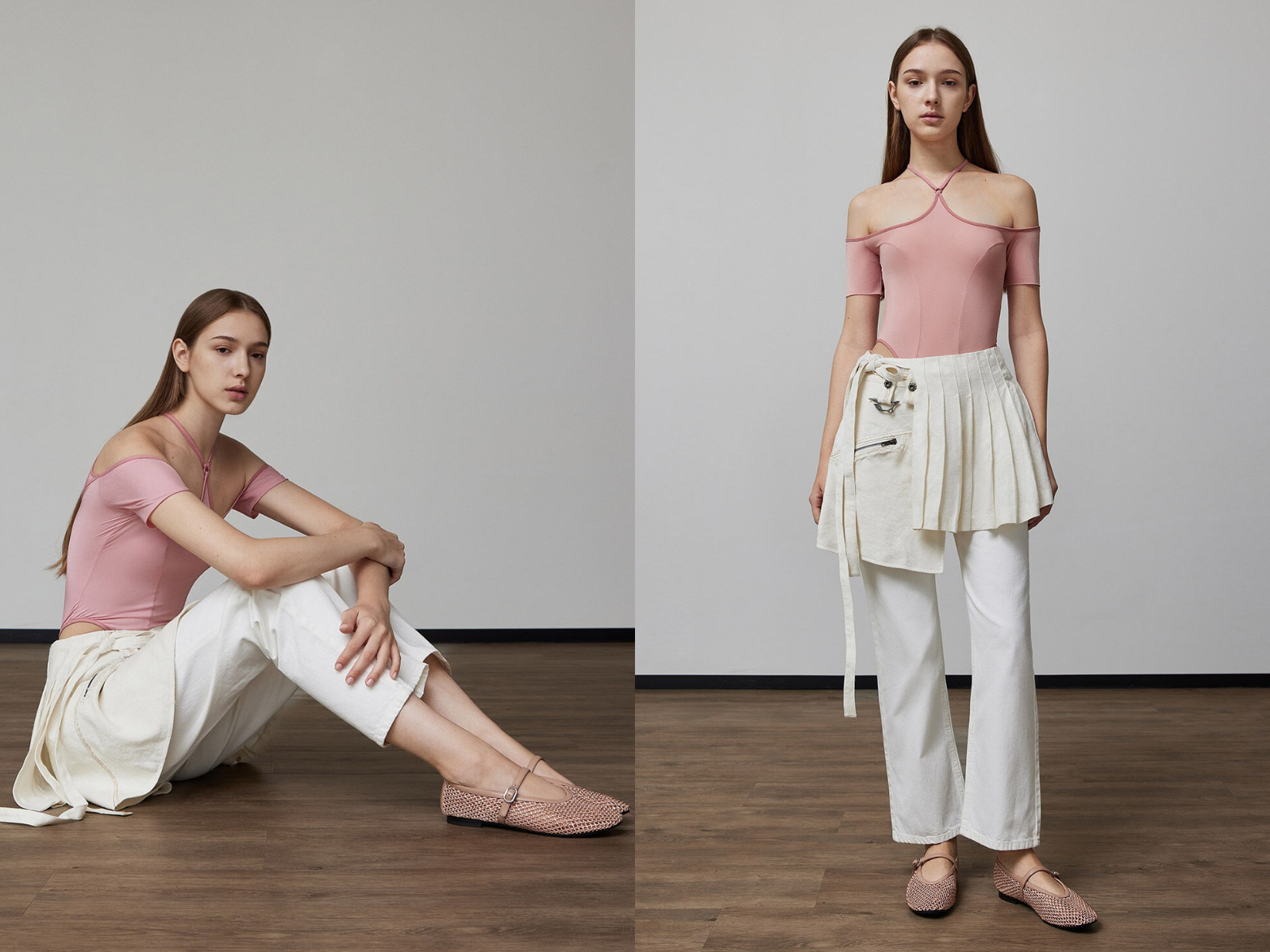 CHARLES & KEITH Maggie 網紗閃鑽瑪莉珍鞋