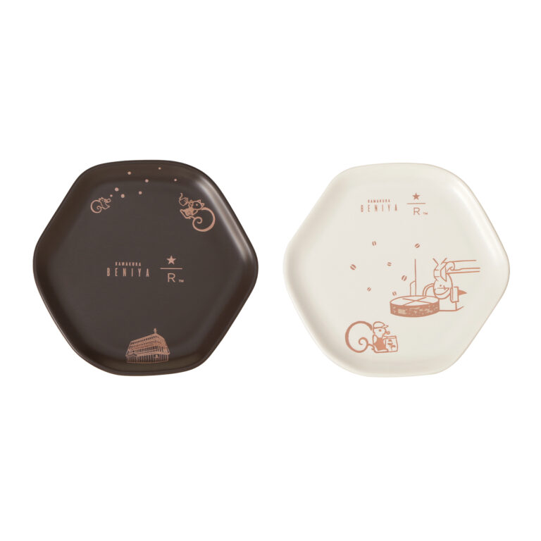 STARBUCKS RESERVE GOODS_鎌倉紅谷 スターバックス リザーブ ミニプレートセット ダークブラウン&アイボリー_鎌倉紅谷星巴克臻選&reg; 迷你盤組 深棕與象牙白
