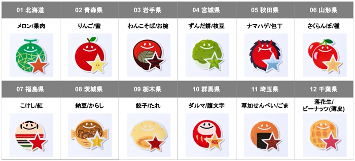 日本全家45周年貼紙