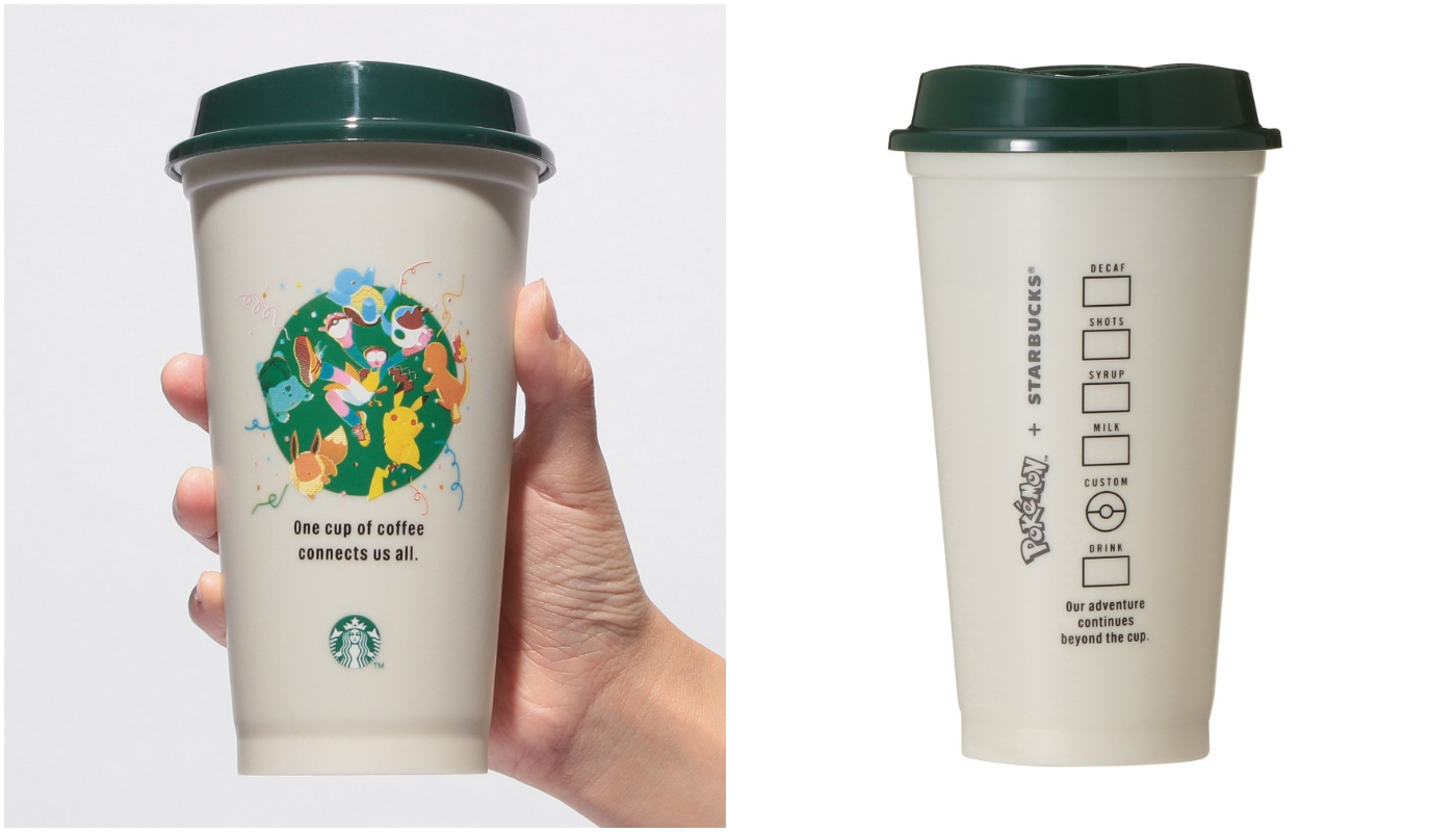 日本星巴克_Pok&eacute;mon + STARBUCKS リユーザブルカップ コーヒーコネクション_Pok&eacute;mon + STARBUCKS Coffee Connection 重複使用杯