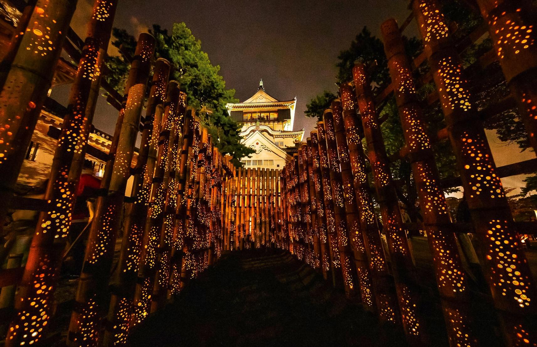 小倉城竹燈祭2